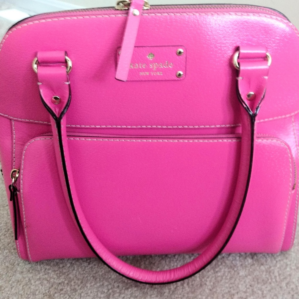Kate Spade bright pink satchel